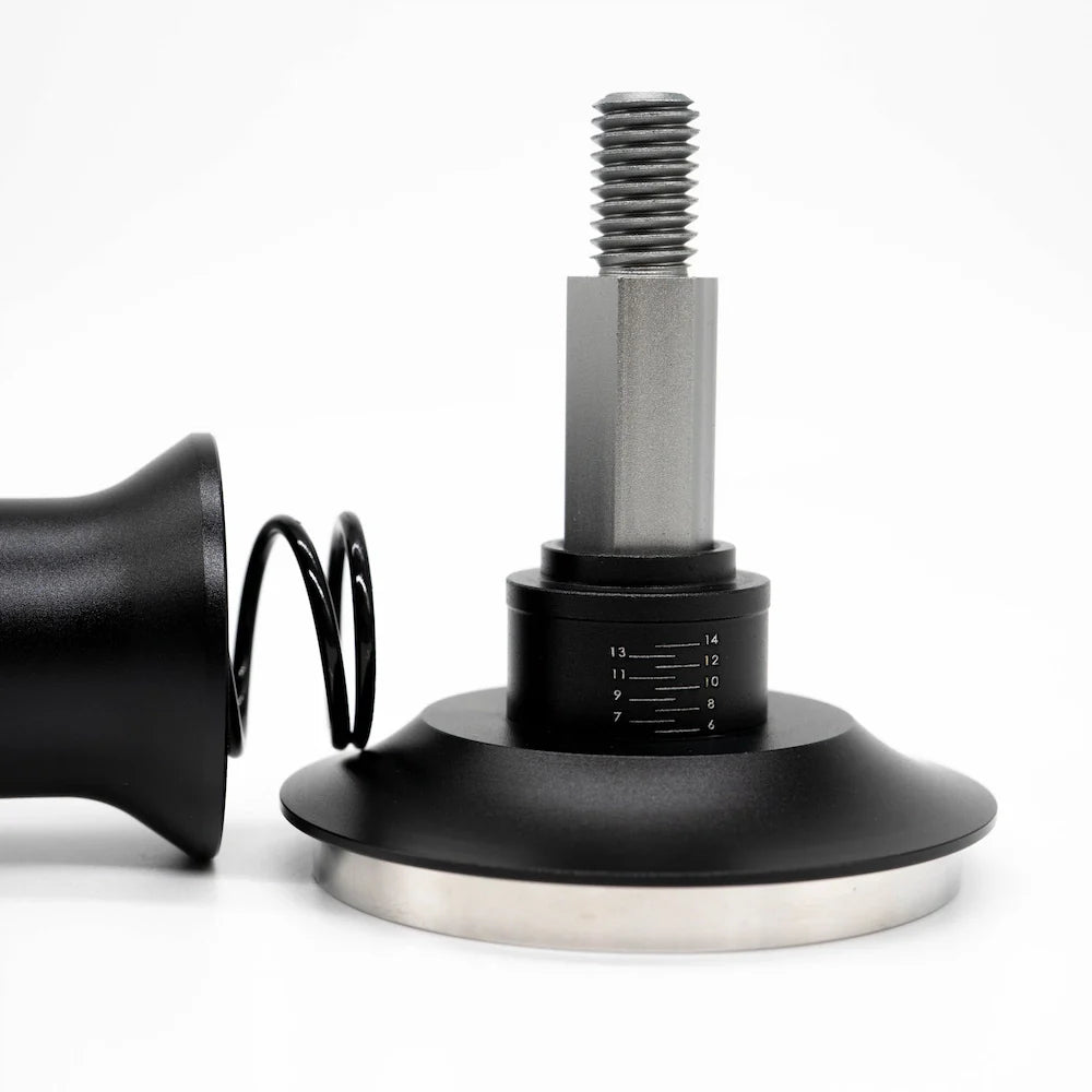 Calibrated Coffee Tampers Basic Barista Coffee Gear Pour Espresso Coffee Tamper Spring White Background 