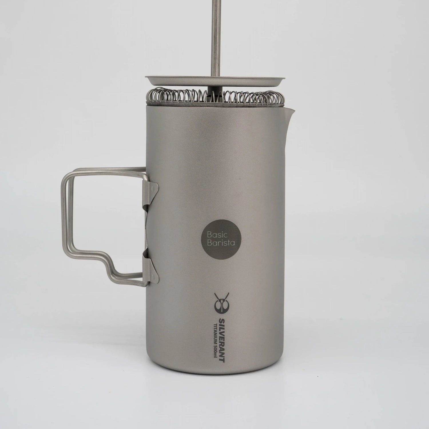 Travel French Press Basic Barista Titanium Coffee Gear French Press coffee brewer travel coffee brewers