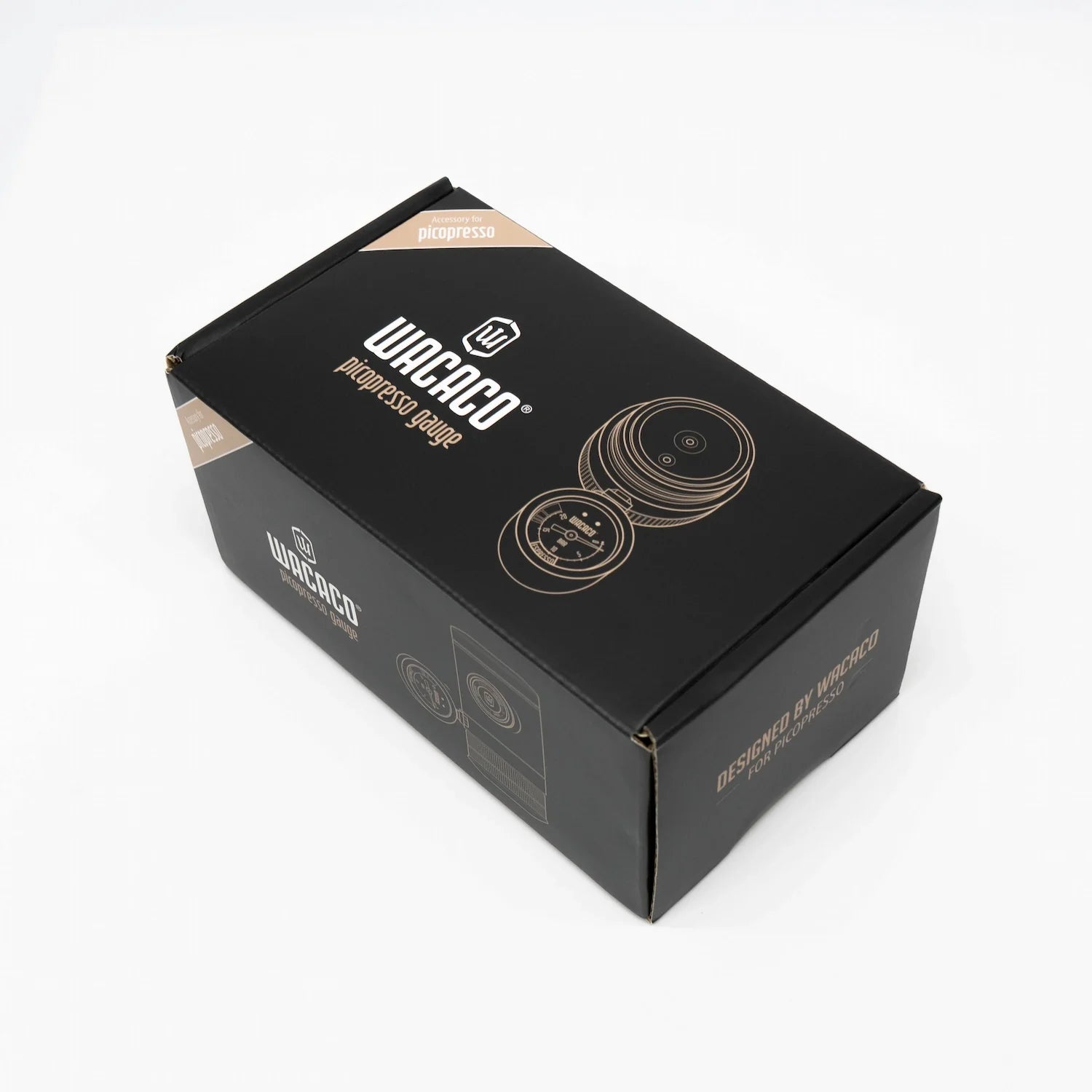 Wacaco Picopresso Accessories Basic Barista Pressure Gauge Box Available online coffee gear white background