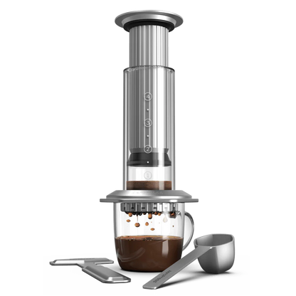 Premium AeroPress Metal AeroPress Glass Coffee Maker AeroPress Coffee Maker Stainless Steel Accessories Basic Barista Australia Melbourne