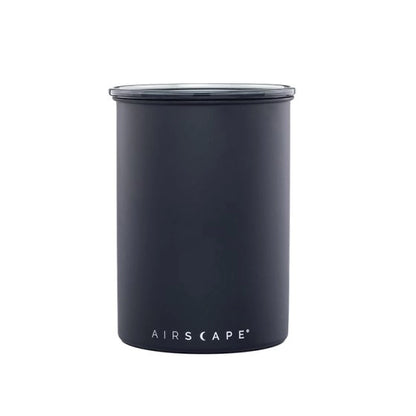 Airscape Classic 7 inch Coffee Canister Matte Black Coffee bean storage