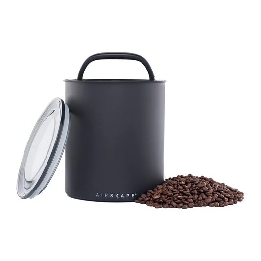 Airscape Coffee Canister Kilo 8" 8 inch coffee air removed displacement vacuum canister coffee tin cannister Cafe gear Melbourne Australia coffee Brew gear cafe equipment barista Supplies