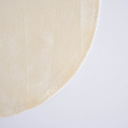 Aji Circle Filter - Flat Bottom Cloth coffee filter - Reusable coffee filter close up stitching design