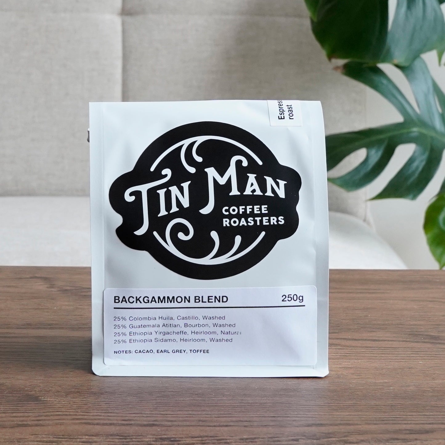 Tin Man Coffee Roasters Basic Barista Australia Melbourne Freshly Roasted Coffee Beans Backgammon Blend