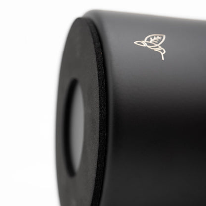 Barista Pro Gear Coffee Knock Box Foam Base Matte Black Metal Coffee Gear with logo engraved Basic Barista