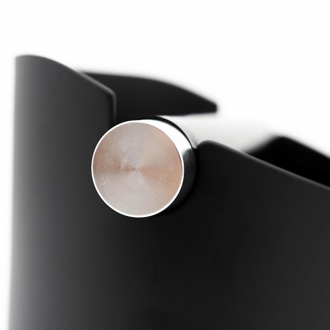 Close up of Barista Supplies Coffee Knock Box Miner on white background Coffee Knock Bin Home