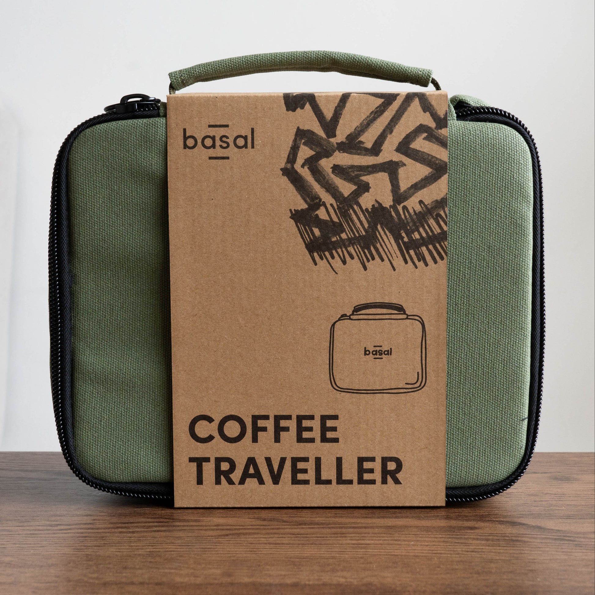 Basal Filter Coffee Traveler Carry Case Basic Barista Australia Melbourne Green