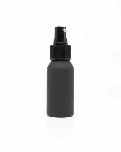 Basic Barista Matte Black RDT Spray Bottle 50ml on White Background
