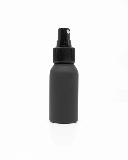 Basic Barista Matte Black RDT Spray Bottle 50ml on White Background
