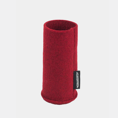 Comandante Grinder Felt Sleeve Protective Travel Case Cherry