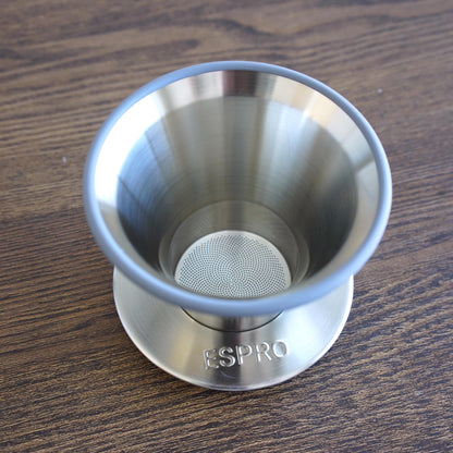 Espro Bloom Coffee Dripper Coffee Brewer Pour Over Coffee Dripper Coffee Maker Basic Barista Stainless Steel Coffee Maker Filter coffee