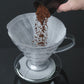 Hario V60 02 coffee dripper clear plastic coffee dripper Basic Barista Australia Melbourne Coffee Gear