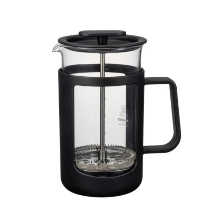 Hario French Press Plunger Filter Coffee Black Stylish 4 cup Large