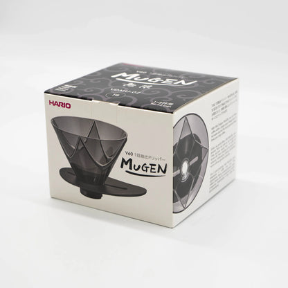 Hario V60 Mugen Dripper Black Box Packaging