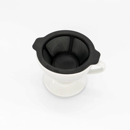 Hario W60 Ceramic Pour Over coffee Dripper Metal Screen Filter Basic Barista