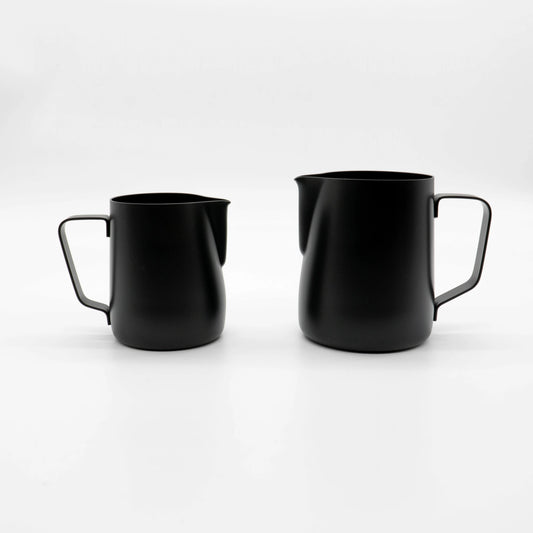 Matte Black Milk Pitcher Milk Jug Basic Barista 350ml 450ml 600ml 