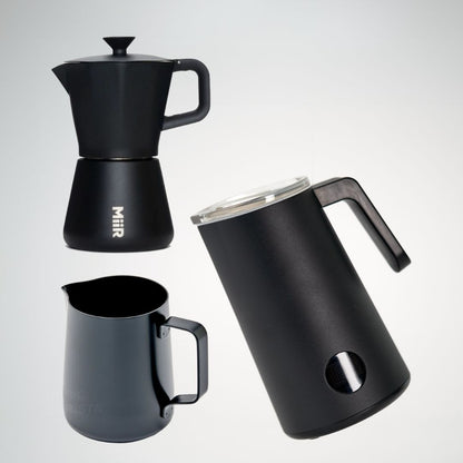 Moka pot stove top coffee kit latte home coffee machine coffee maker kit Basic Barista