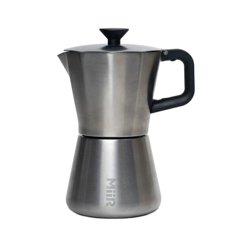 Moka Pot Classic Stovetop Espresso Maker Basic Barista Stainless Steel