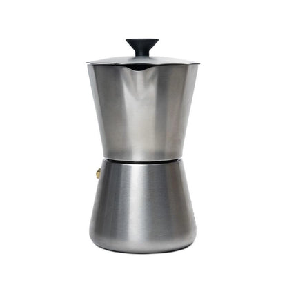 Moka Pot Classic Stovetop Espresso Maker Basic Barista Stainless Steel