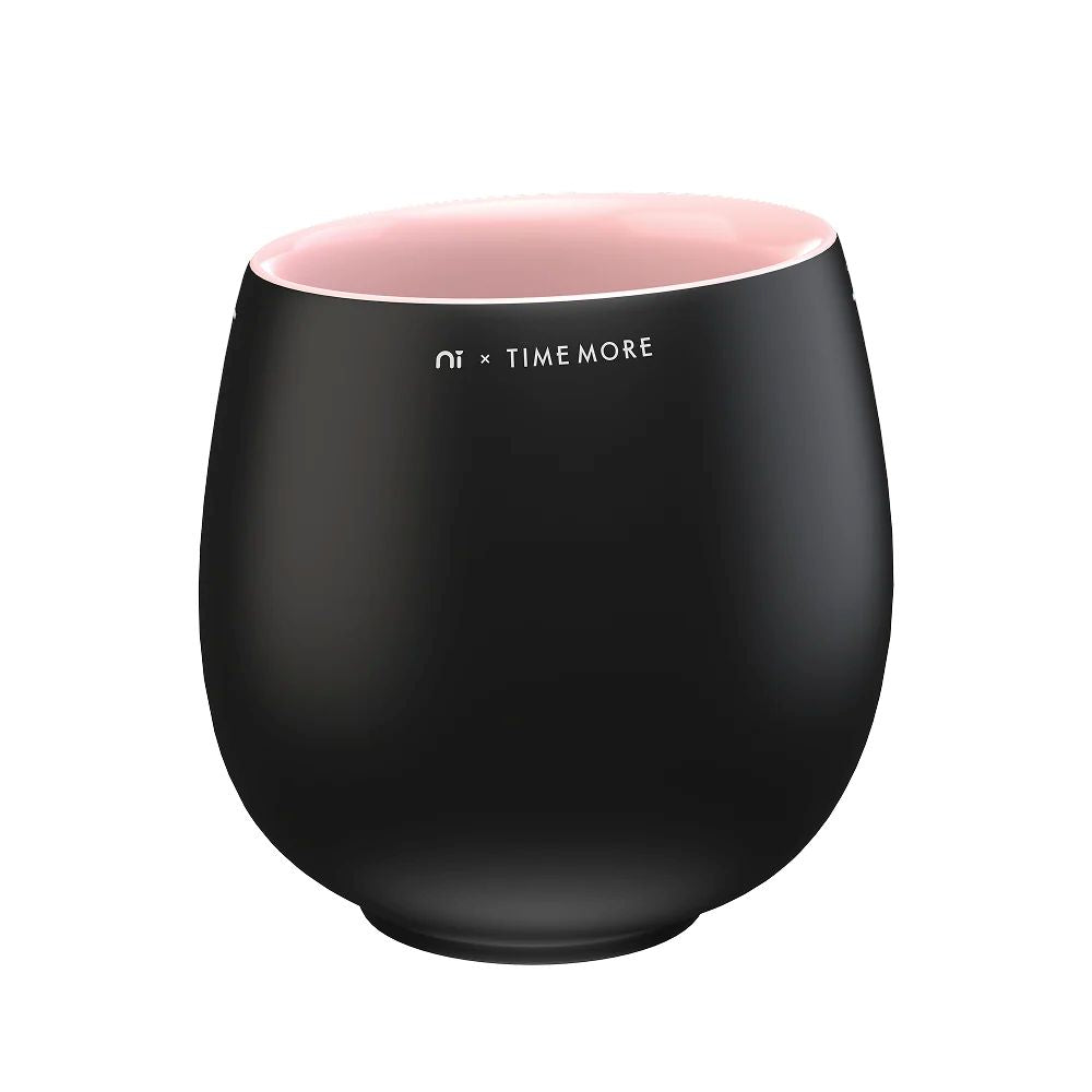Ni Wares Timemore Collaboration cup Basic Barista Coffee Gear Online Black and white pink coffee tasting competition cup
