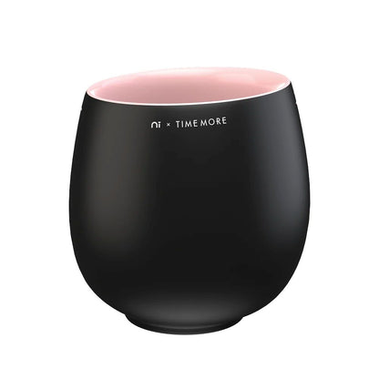 Ni Wares Timemore Collaboration cup Basic Barista Coffee Gear Online Black and white pink coffee tasting competition cup