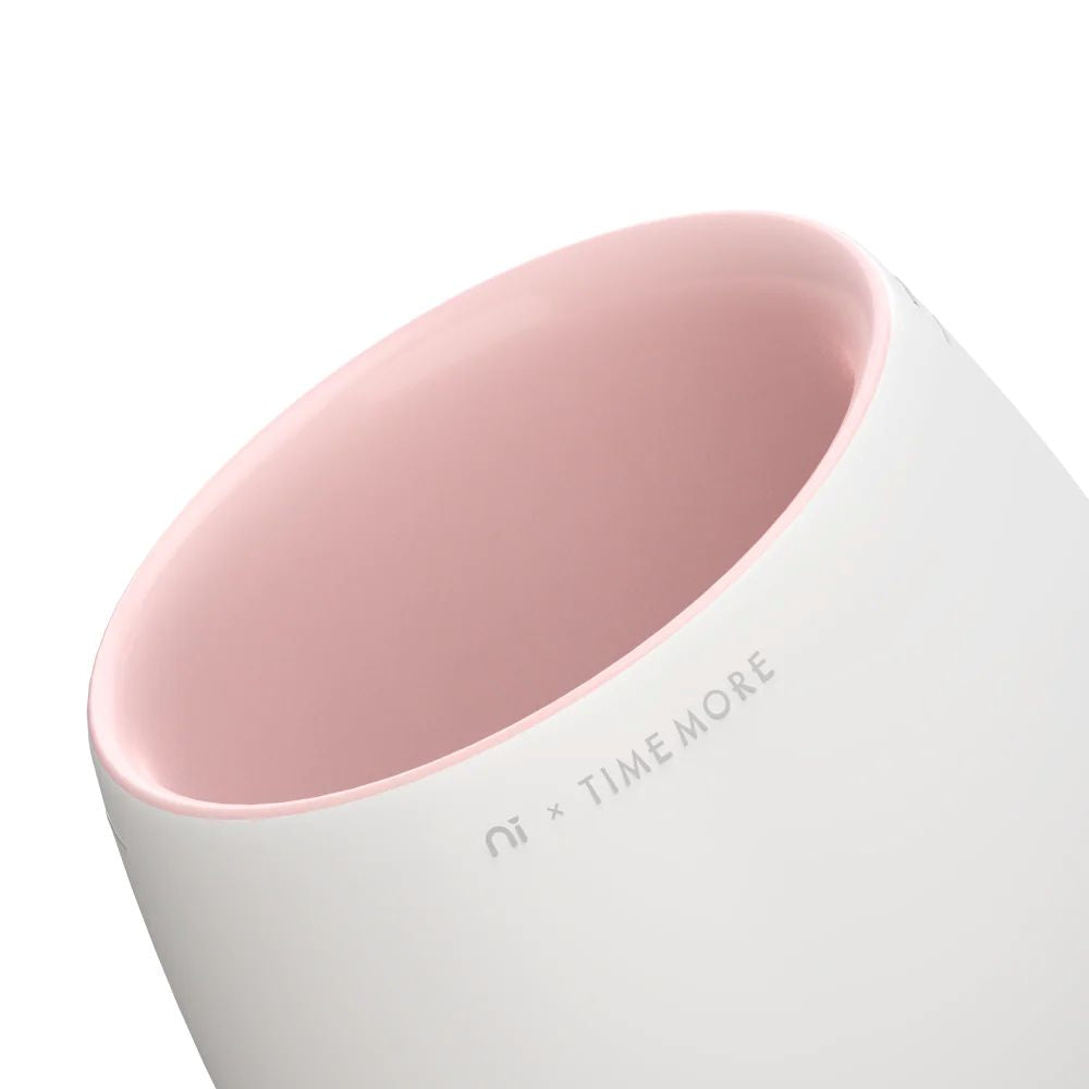 Ni Wares Timemore Collaboration cup Basic Barista Coffee Gear Online Black and white pink coffee tasting competition cup