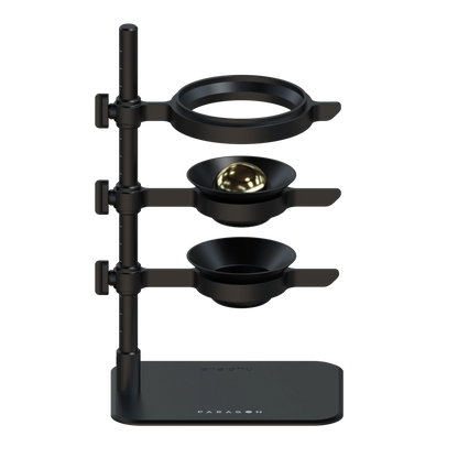 Nucleus Paragon Pour Over Stand Extract Chilling Filter Coffee - Black Metal Coffee Stand v2 arm holder gen 2