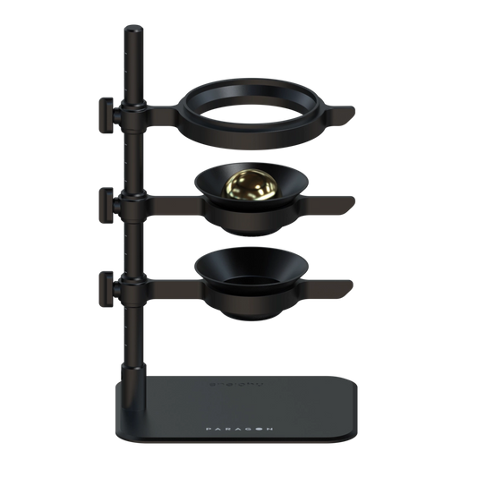 Nucleus Paragon Pour Over Stand Extract Chilling Filter Coffee - Black Metal Coffee Stand v2 arm holder gen 2