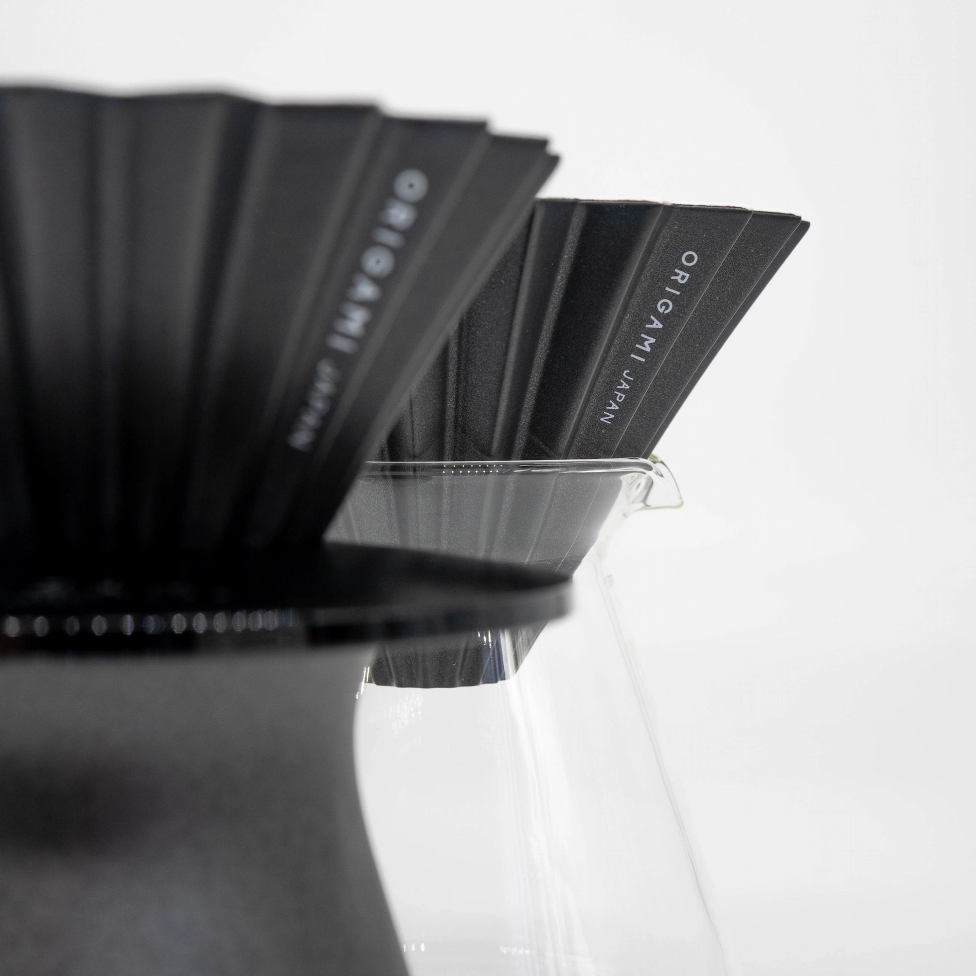 Origami Dripper Matte Black Pour Over Coffee Kit Limited Edition Bundle Basic Barista Coffee Gear Origami branded coffee dripper Matte Black