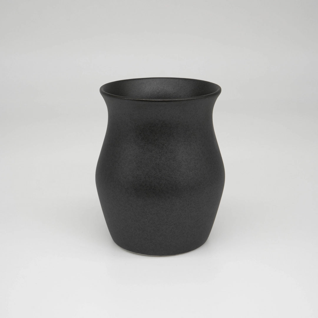 Origami Sensory Cup Matte Black Stone coffee cup Bouba Black Coffee Cups 