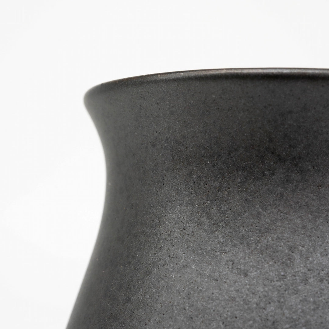 Origami Sensory Cup matte black specialty coffee cup black ceramic coffee cup