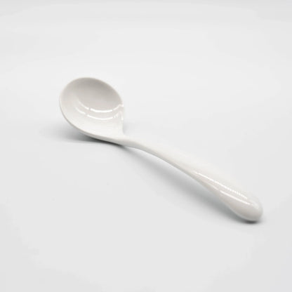 Origami Ceramic Cupping Spoon - Coffee Cupping Slurp taste coffee Basic Barista White