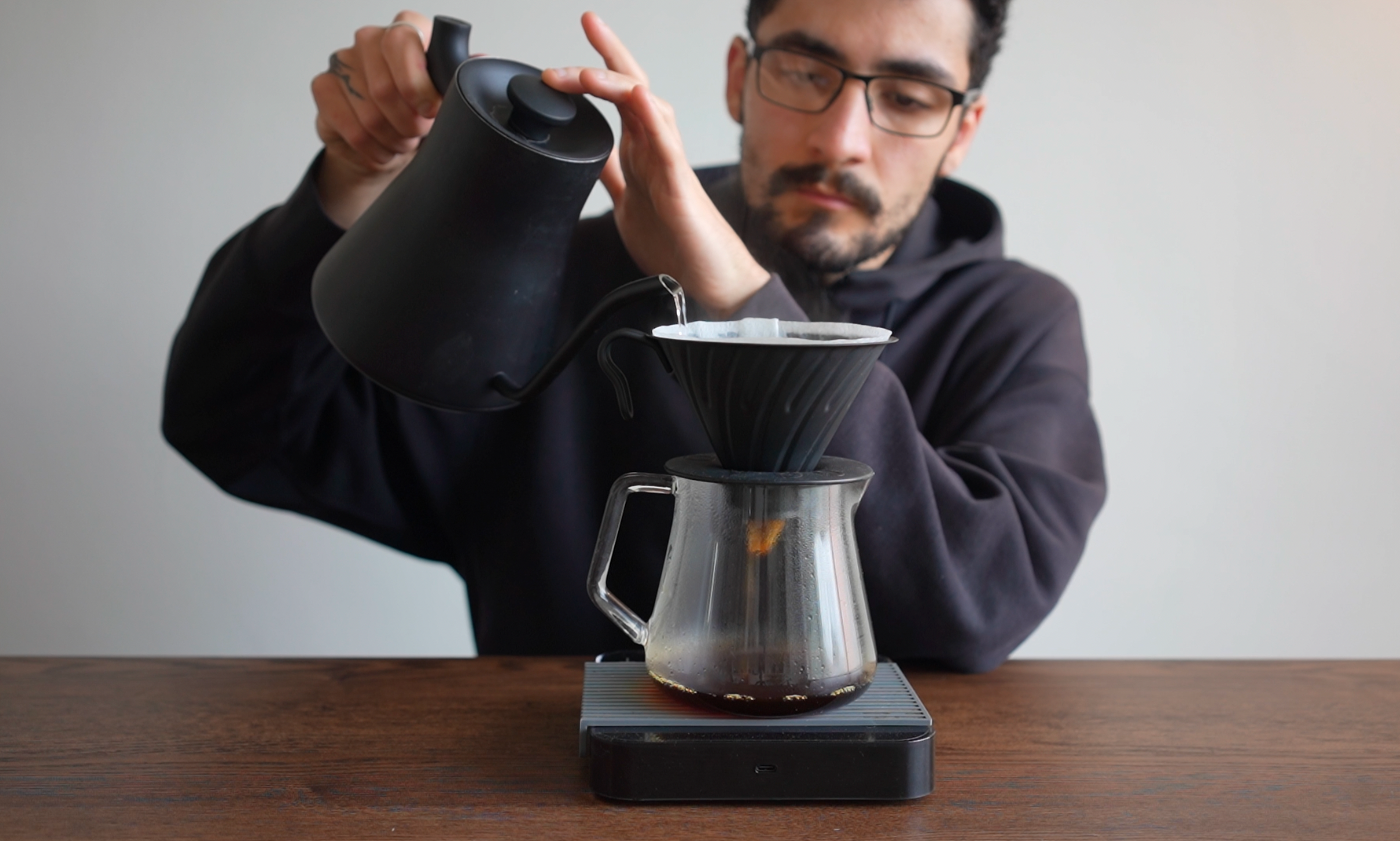 Load video: Basic Barista YouTube Coffee Brewing Pour Over Equipment Cafe coffee gear