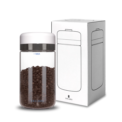 Shelbru Coffee Canister Glass - 800ml