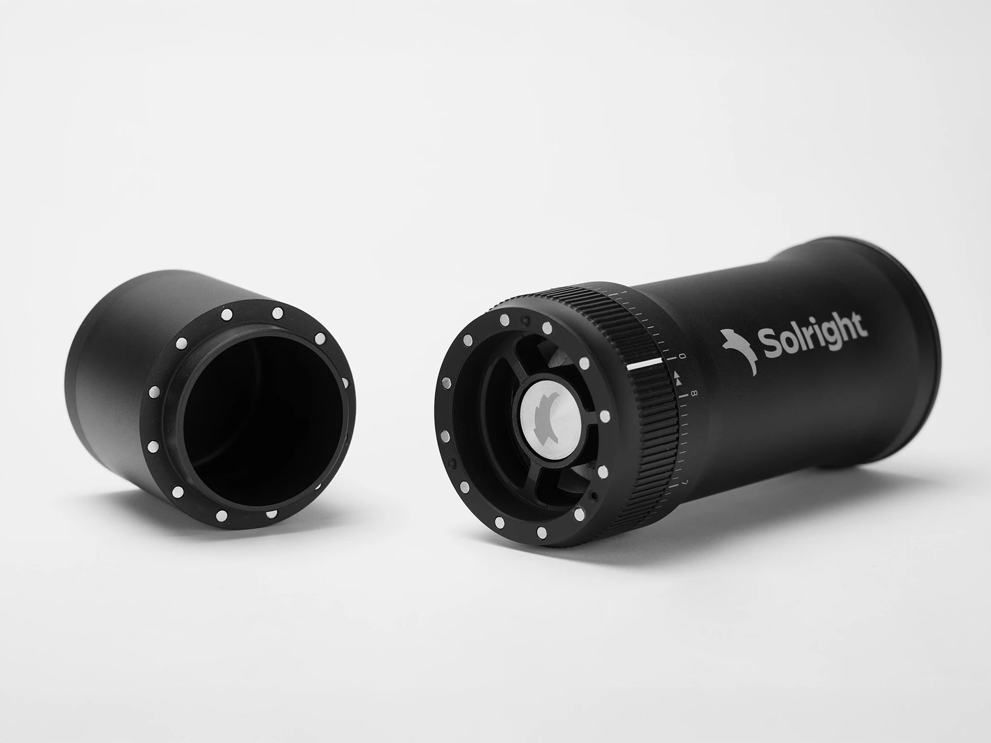 Solright DB-1 Coffee Grinder Black Magnetic Catch Cup Basic Barista Coffee Grinders