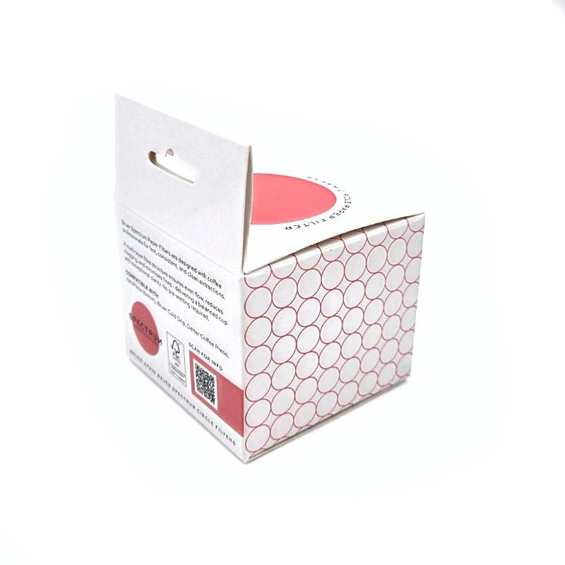 Spectrum Bruer AeroPress Paper Coffee Filters Basic Barista reverse of retail packaging