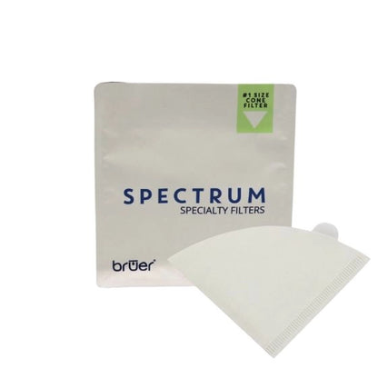 Breur Spectrum Cone Coffee Filter Papers Basic Barista #1 01