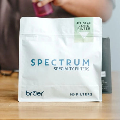 Breur Spectrum Cone Coffee Filter Papers Basic Barista #2 02 packaging