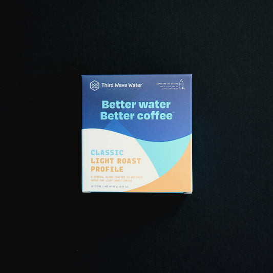 Third Wave Water Classic Light Roast Profile Water Minerals Sachet Coffee Brewing Water 2l Sachets of powder minerals to remineralise coffee brewing water