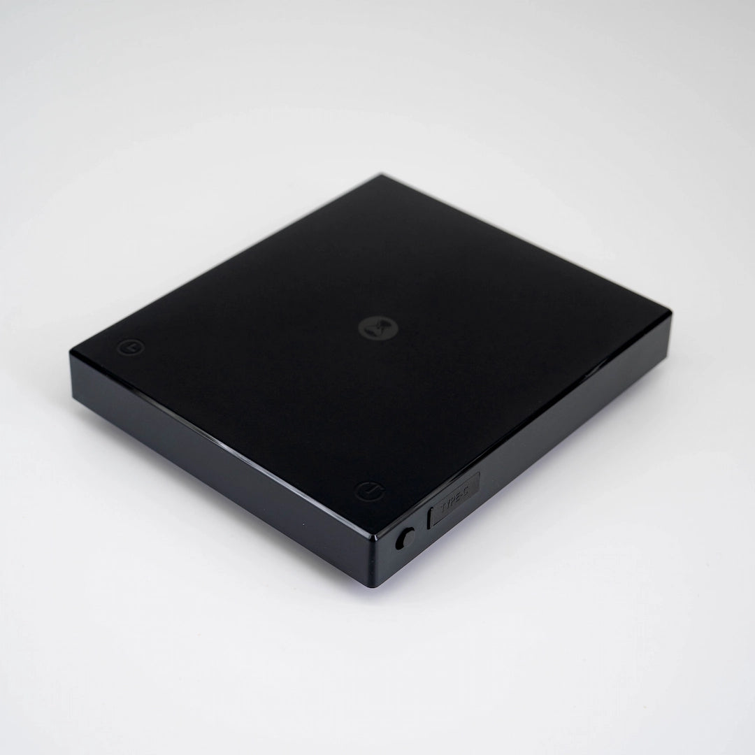 Timemore Black Mirror Basic 2 Coffee Brewing Scale, no matt, close up.Basic Barista Coffee Brewing Scale Budget Coffee Gear Scales  