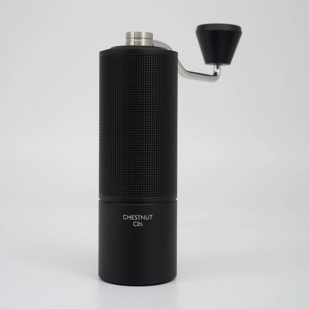 Timemore Chestnut C3S Coffee Hand Grinder - Black Coffee Grinder on White Background Basic Barista Coffee Grinders