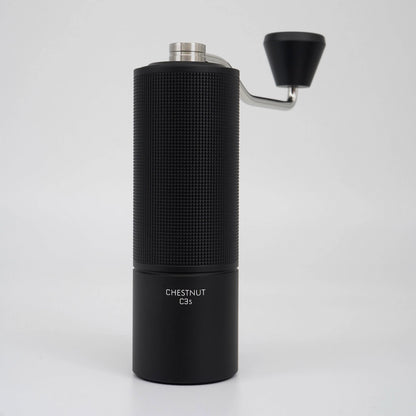 Timemore Chestnut C3S Coffee Hand Grinder - Black Coffee Grinder on White Background Basic Barista Coffee Grinders