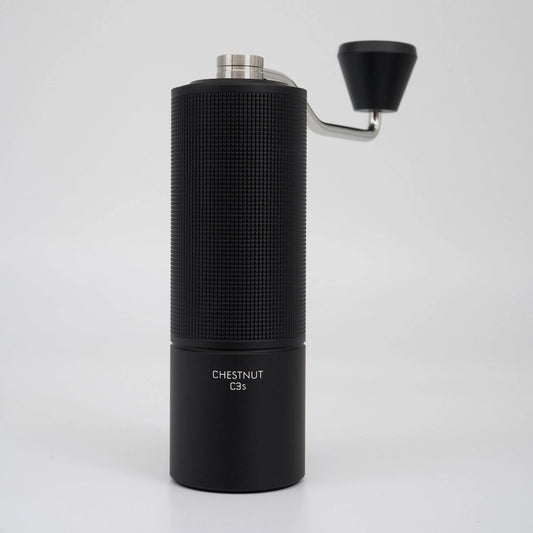Timemore Chestnut C3S Coffee Hand Grinder - Black Coffee Grinder on White Background Basic Barista Coffee Grinders