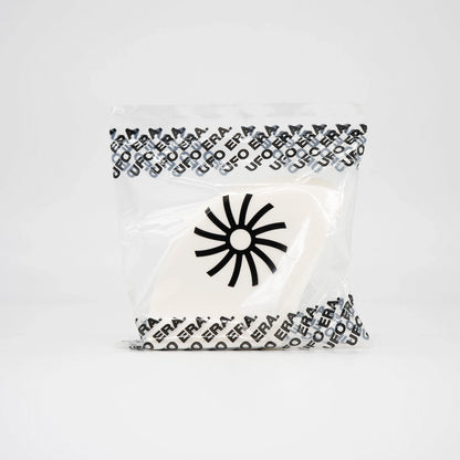 UFO Filter Papers Type A 100pk on white background, black text shows 'UFO ERA'