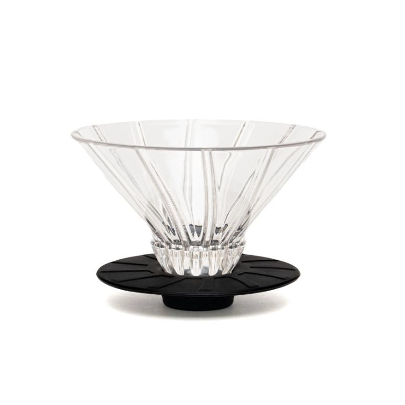 UFO Dripper V3 Clear top down tritan pour over coffee dripper Basic Barista Coffee Gear Online white background