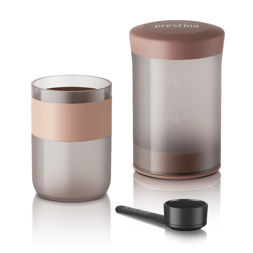 Wacaco Prestina Press Coffee Basic Barista Pink with Scoop