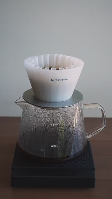Kapi Dripper The Right Brew Pour Over Coffee Basic Barista White Kapi Dripper Kappi dripper Kapi Brewer