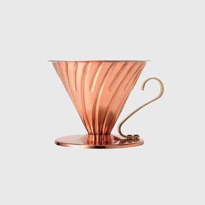 Hario V60 Coffee Dripper 02 Copper Metal Basic Barista 