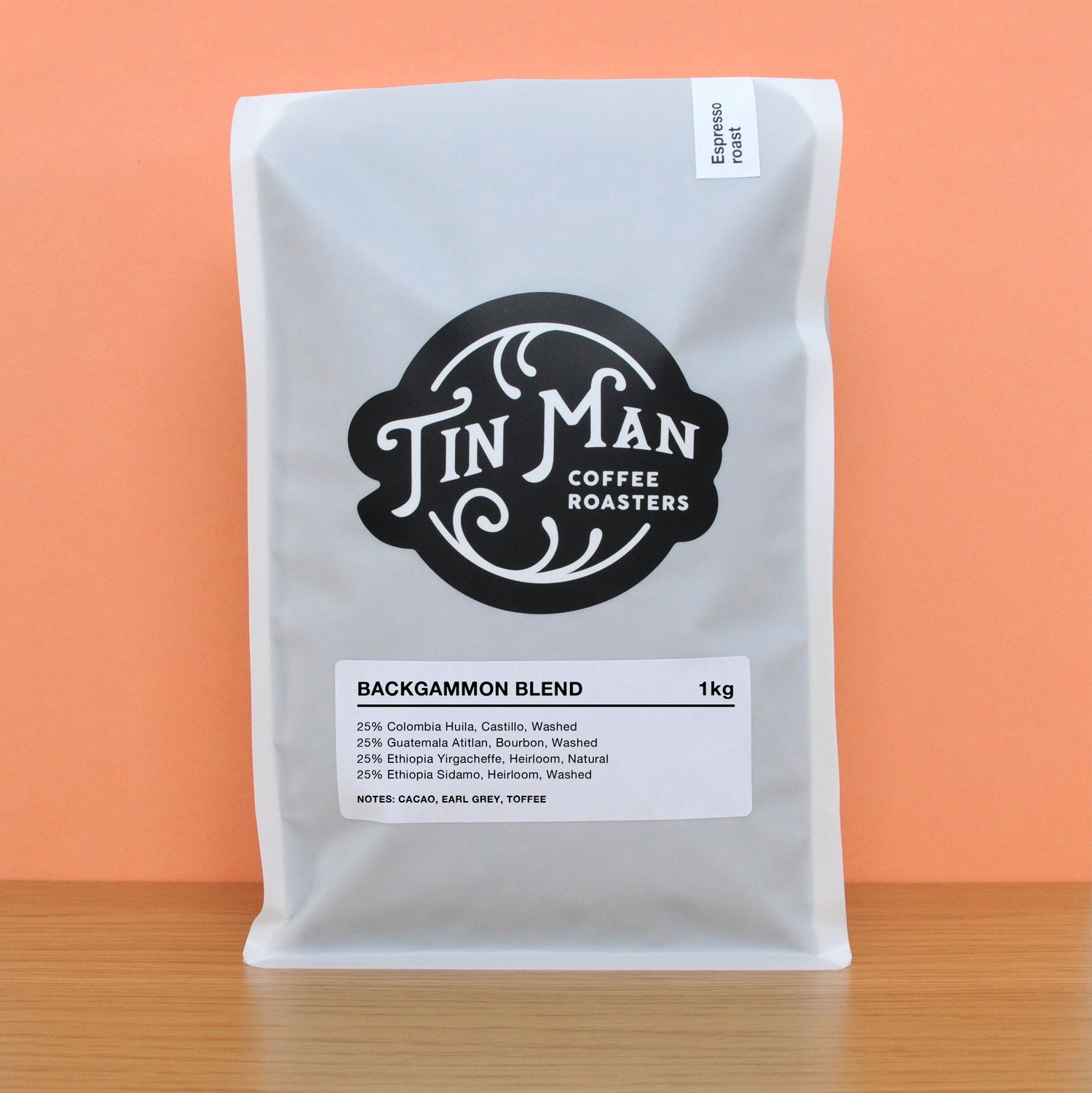 Tin Man Coffee Roasters Basic Barista Australia Melbourne Freshly Roasted Coffee Beans Backgammon Blend