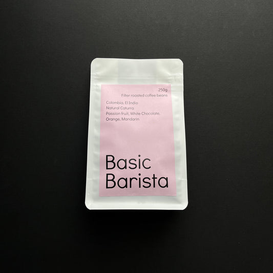 Colombia El Indio Natural Caturra Freshly Roasted Coffee Beans Specialty coffee Basic Barista Australia Melbourne